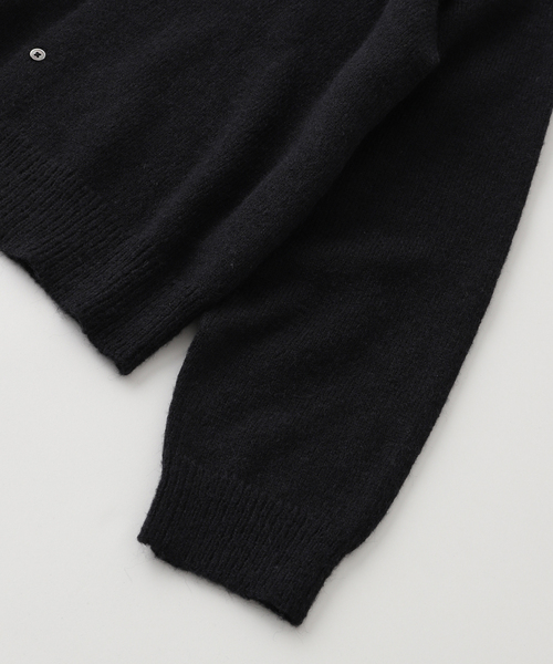 PULP/417EDIFICE（パルプフォーワンセブンエディフィス）の「【SHERMER / シャーマー】SHAGGY DATE KNIT（カーディガン/ボレロ・メンズ・ブラック・1）」の3枚目の写真