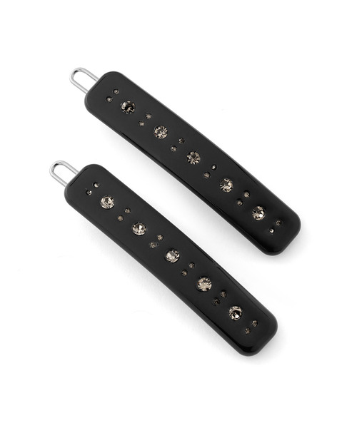 ANEMONE（アネモネ）の「ビジュースクエアヘアピン[2本セット]（ヘアピン・レディース・ブラウン/ブラック・FREE）」の4枚目の写真