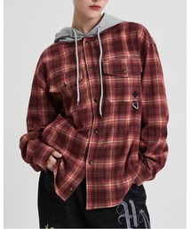 HOODHOOD | 【UNISEX】HOODHOOD/Check Hood SH(シャツ/ブラウス)