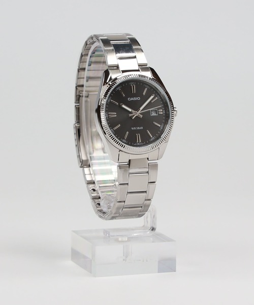CASIO(カシオ)の「CASIO Collection / MTP-1302D-1A1JF(アナログ腕時計・メンズ・ブラック×シルバー・FREE)」の3枚目の写真