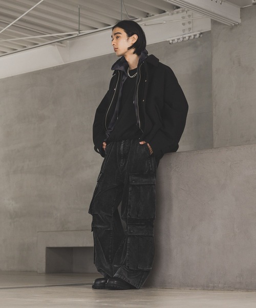 HARE(ハレ)の「BIG4ポケットカーゴパンツ(HARE)(カーゴパンツ・メンズ・グレー/パープル・SMALL/MEDIUM)」の17枚目の写真