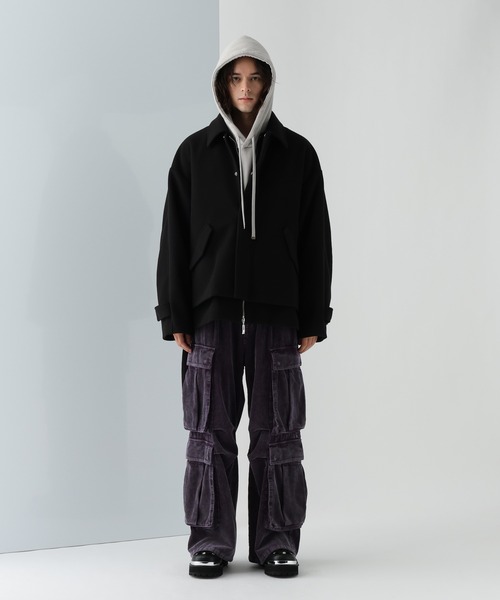 HARE(ハレ)の「BIG4ポケットカーゴパンツ(HARE)(カーゴパンツ・メンズ・グレー/パープル・SMALL/MEDIUM)」の7枚目の写真