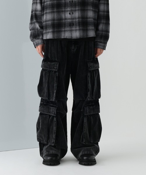 HARE(ハレ)の「BIG4ポケットカーゴパンツ(HARE)(カーゴパンツ・メンズ・グレー/パープル・SMALL/MEDIUM)」の22枚目の写真