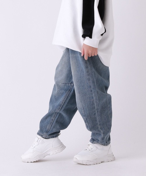 10C REPIPI(ジューシーレピピ)の「【10C REPIPI】バレルレッグデニムパンツ(デニムパンツ・キッズ・ブラック系その他/ブルー・130cm/120cm/110cm)」の16枚目の写真