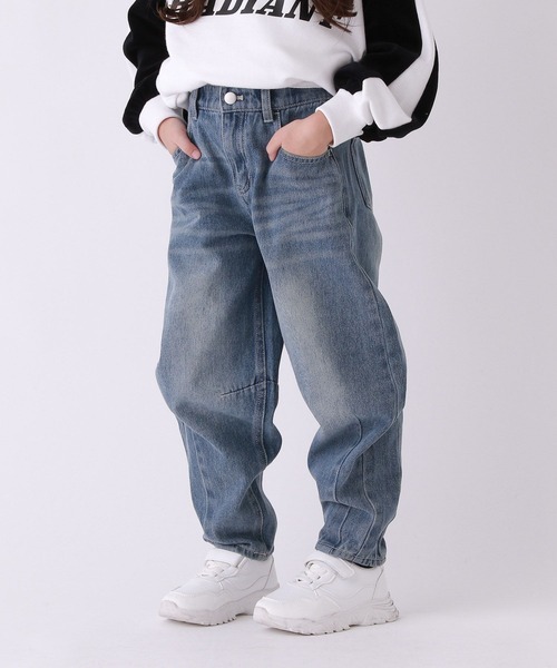 10C REPIPI(ジューシーレピピ)の「【10C REPIPI】バレルレッグデニムパンツ(デニムパンツ・キッズ・ブラック系その他/ブルー・130cm/120cm/110cm)」の17枚目の写真