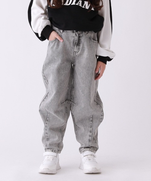10C REPIPI(ジューシーレピピ)の「【10C REPIPI】バレルレッグデニムパンツ(デニムパンツ・キッズ・ブラック系その他/ブルー・130cm/120cm/110cm)」の5枚目の写真