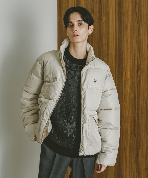 セール】【BEVERLY HILLS POLO CLUB】ONE POINT LOGO PADDED JACKET