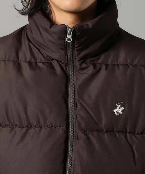 BEVERLY HILLS POLO CLUB（ビバリーヒルズポロクラブ）の「【BEVERLY HILLS POLO CLUB】ONE POINT LOGO PADDED JACKET / ビバリーヒルズポロクラブワンポイントロゴパテッドジャケット（ダウンジャケット/コート・メンズ・オリーブ/ブラック/グレー/ブラウン/オフホワイト・X-LARGE/MEDIUM/LARGE）」の9枚目の写真