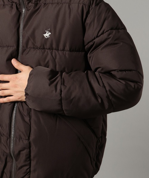 BEVERLY HILLS POLO CLUB（ビバリーヒルズポロクラブ）の「【BEVERLY HILLS POLO CLUB】ONE POINT LOGO PADDED JACKET / ビバリーヒルズポロクラブワンポイントロゴパテッドジャケット（ダウンジャケット/コート・メンズ・オリーブ/ブラック/グレー/ブラウン/オフホワイト・X-LARGE/MEDIUM/LARGE）」の10枚目の写真