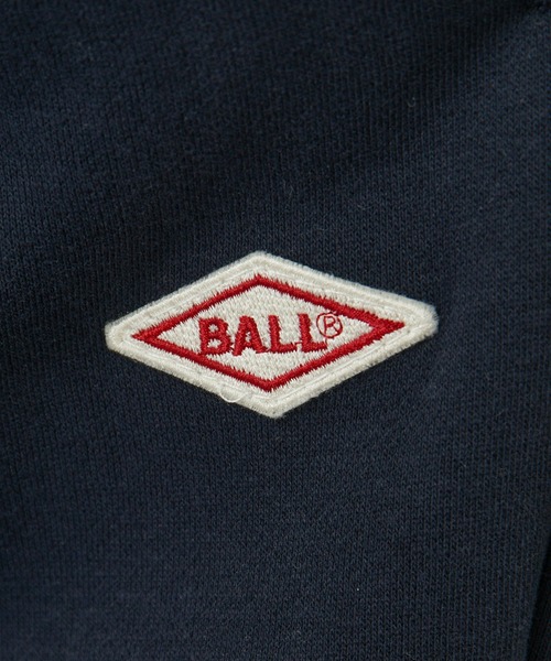 BALL(ボール)の「【BALL】64539 T/C両面起毛 ワッペン付きロングパンツ(スウェットパンツ・メンズ・ブラック/グレー/ネイビー・M/L/LL)」の10枚目の写真