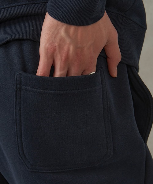 BALL(ボール)の「【BALL】64539 T/C両面起毛 ワッペン付きロングパンツ(スウェットパンツ・メンズ・ブラック/グレー/ネイビー・M/L/LL)」の12枚目の写真