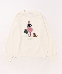 kate spade new york kids（ケイトスペードニューヨーク）の「ガールズ ショッピングガールセーター（ニット/セーター・キッズ）」