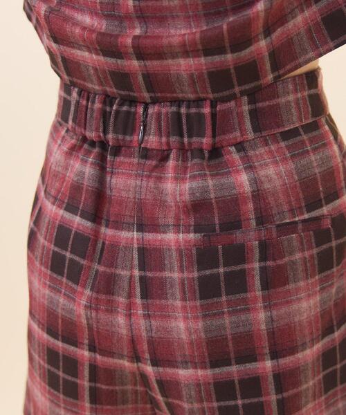 REDYAZEL(レディアゼル)の「【セットアップ可能】チェックプリーツスカショーパン(その他パンツ・レディース・ブルー/ネイビー/オレンジ・MEDIUM/SMALL)」の9枚目の写真