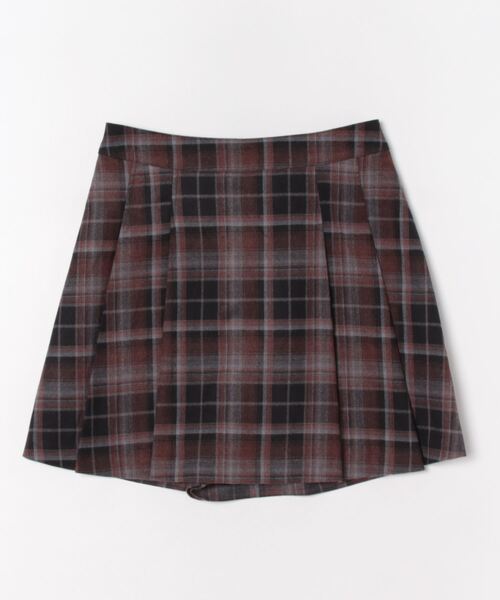 REDYAZEL（レディアゼル）の「【セットアップ可能】チェックプリーツスカショーパン（その他パンツ・レディース・ブルー/ネイビー/オレンジ・MEDIUM/SMALL）」の6枚目の写真