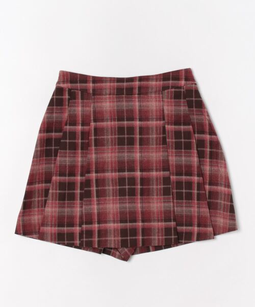 REDYAZEL（レディアゼル）の「【セットアップ可能】チェックプリーツスカショーパン（その他パンツ・レディース・ブルー/ネイビー/オレンジ・MEDIUM/SMALL）」の5枚目の写真