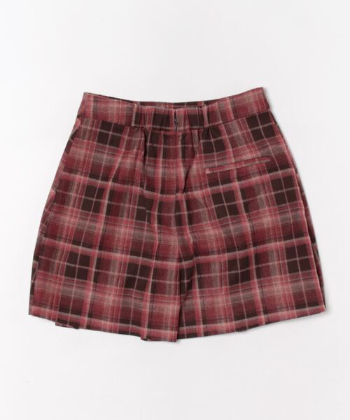 REDYAZEL（レディアゼル）の「【セットアップ可能】チェックプリーツスカショーパン（その他パンツ・レディース・ブルー/ネイビー/オレンジ・MEDIUM/SMALL）」の4枚目の写真