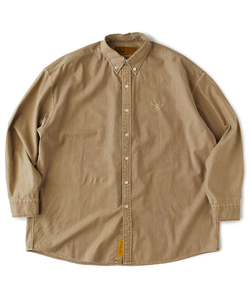 FAT(エフエイティー)の「B.D.Bee(シャツ/ブラウス・メンズ・グレー/チャコールグレー/ベージュ/ネイビー・TITCH(M)/SKINNY(L)/FAT(XL)/JUMBO(XXL))」の1枚目の写真