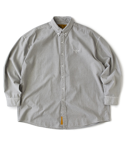 FAT(エフエイティー)の「B.D.Bee(シャツ/ブラウス・メンズ・グレー/チャコールグレー/ベージュ/ネイビー・TITCH(M)/SKINNY(L)/FAT(XL)/JUMBO(XXL))」の3枚目の写真