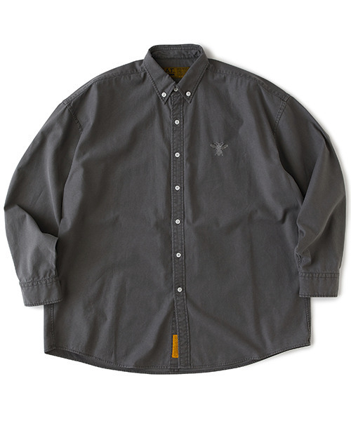 FAT(エフエイティー)の「B.D.Bee(シャツ/ブラウス・メンズ・グレー/チャコールグレー/ベージュ/ネイビー・TITCH(M)/SKINNY(L)/FAT(XL)/JUMBO(XXL))」の2枚目の写真