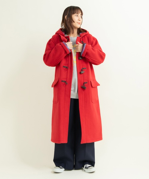 ロンドントラディション チャイルドウーマン別注 ロング丈ダッフルコート　フリー LONDON TRADITION/ロンドントラディション ロングダッフルコート