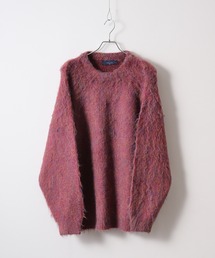 WS select モヘヤライク ストレッチメランジニット