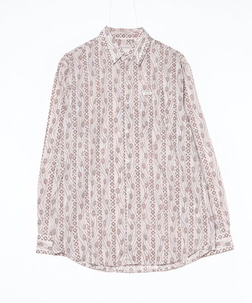 Guess(ゲス)の「GUESS LS COLLINS AOP SHIRT シャツ(シャツ/ブラウス・メンズ・ベージュ・M/L/S)」の3枚目の写真