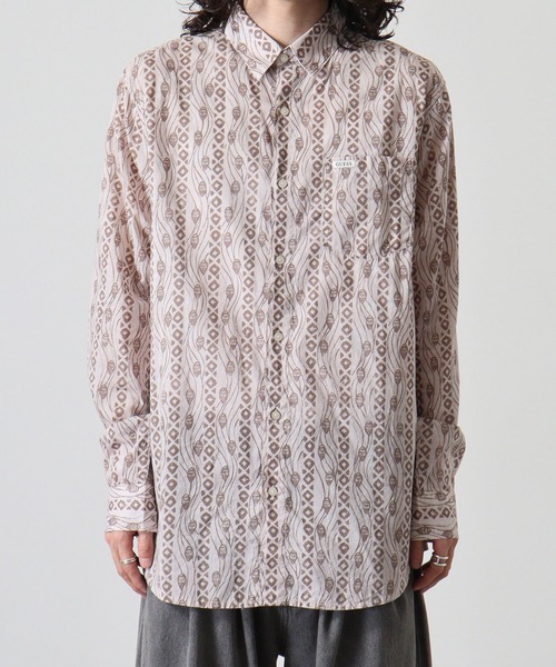 Guess(ゲス)の「GUESS LS COLLINS AOP SHIRT シャツ(シャツ/ブラウス・メンズ・ベージュ・M/L/S)」の9枚目の写真