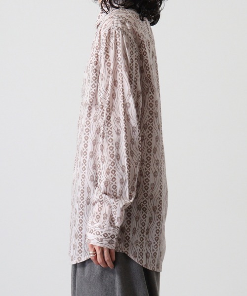 Guess(ゲス)の「GUESS LS COLLINS AOP SHIRT シャツ(シャツ/ブラウス・メンズ・ベージュ・M/L/S)」の8枚目の写真