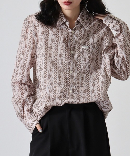 Guess(ゲス)の「GUESS LS COLLINS AOP SHIRT シャツ(シャツ/ブラウス・メンズ・ベージュ・M/L/S)」の19枚目の写真