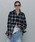 MAISON SPECIALi]XyVj́uBleach Processing Plaid Pattern Shirt/u[``FbNVcyMAISON SPECIAL/]XyVzZbgAbvΉiVc/uEXjvbubN