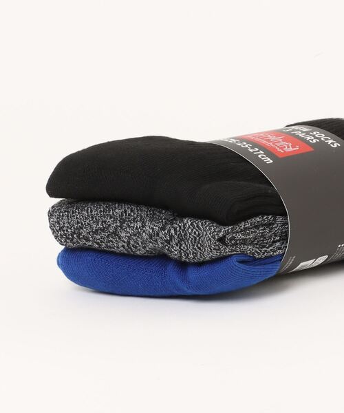 Manhattan Portage（マンハッタンポーテージ）の「Crew Socks 3P Set（ソックス/靴下・メンズ・ブルー系その他/ホワイト/ブラック/ピンク系その他・SMALL/MEDIUM）」の19枚目の写真