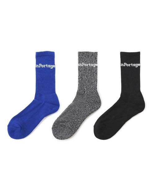 Manhattan Portage（マンハッタンポーテージ）の「Crew Socks 3P Set（ソックス/靴下・メンズ・ブルー系その他/ホワイト/ブラック/ピンク系その他・SMALL/MEDIUM）」の3枚目の写真