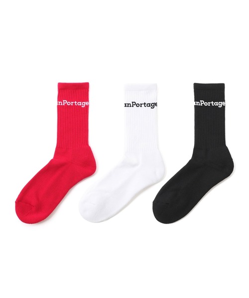 Manhattan Portage（マンハッタンポーテージ）の「Crew Socks 3P Set（ソックス/靴下・メンズ・ブルー系その他/ホワイト/ブラック/ピンク系その他・SMALL/MEDIUM）」の4枚目の写真