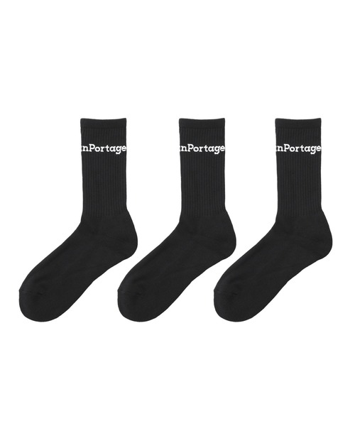 Manhattan Portage（マンハッタンポーテージ）の「Crew Socks 3P Set（ソックス/靴下・メンズ・ブルー系その他/ホワイト/ブラック/ピンク系その他・SMALL/MEDIUM）」の2枚目の写真