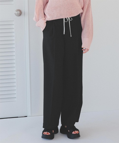 titivate（ティティベイト）の「ダブルウエストデザインパンツ（その他パンツ・レディース・ブラック/ベージュ/ブラウン/ブルー系その他・SP/L/M/S）」の14枚目の写真