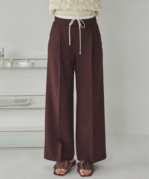 titivate（ティティベイト）の「ダブルウエストデザインパンツ（その他パンツ・レディース・ブラック/ベージュ/ブラウン/ブルー系その他・SP/L/M/S）」の17枚目の写真