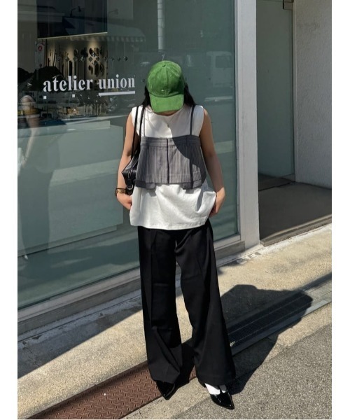 titivate（ティティベイト）の「ダブルウエストデザインパンツ（その他パンツ・レディース・ブラック/ベージュ/ブラウン/ブルー系その他・SP/L/M/S）」の10枚目の写真