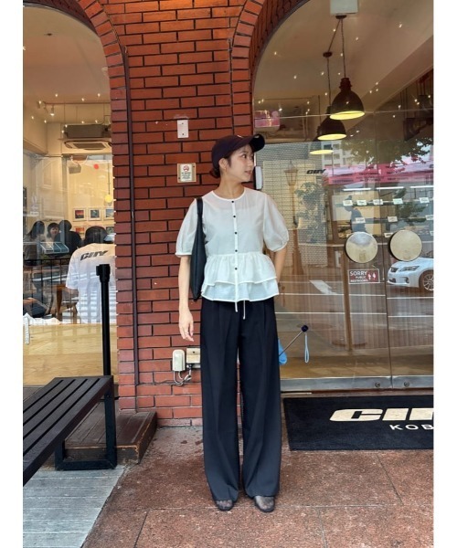 titivate（ティティベイト）の「ダブルウエストデザインパンツ（その他パンツ・レディース・ブラック/ベージュ/ブラウン/ブルー系その他・SP/L/M/S）」の11枚目の写真