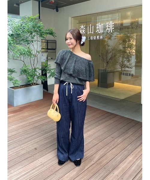 titivate（ティティベイト）の「ダブルウエストデザインパンツ（その他パンツ・レディース・ブラック/ベージュ/ブラウン/ブルー系その他・SP/L/M/S）」の13枚目の写真