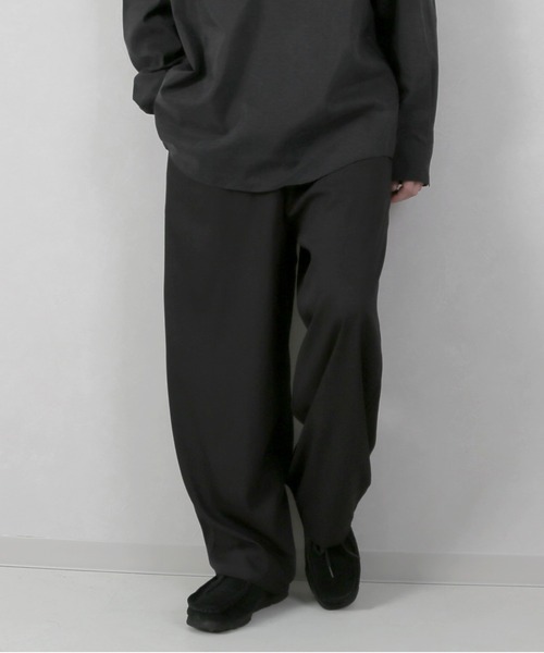 CERCA(チェルカ)の「LEMS/ワイドカーブパンツ(RS/)(スラックス・メンズ・グレー/ブラック・LARGE/MEDIUM/X-LARGE)」の12枚目の写真