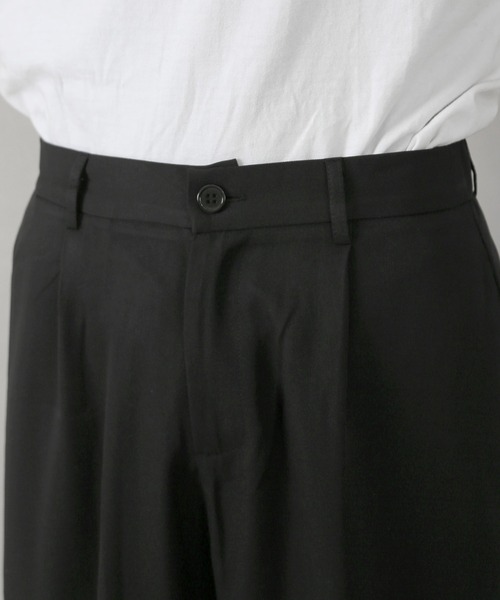 CERCA(チェルカ)の「LEMS/ワイドカーブパンツ(RS/)(スラックス・メンズ・グレー/ブラック・LARGE/MEDIUM/X-LARGE)」の19枚目の写真