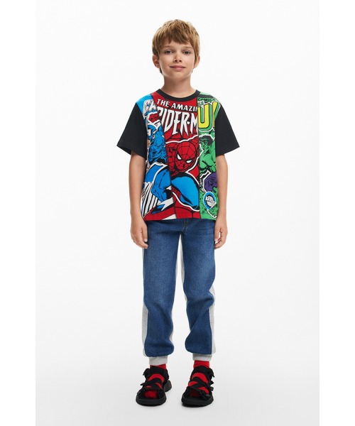 Desigual（デシグアル）の「マーベルのTシャツ（Tシャツ/カットソー・キッズ・ブラック・XS/S/M/L/XL/XXL）」の4枚目の写真