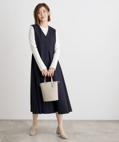 grove（グローブ）の「アシメハンドルバケツ2WAYトート【入卒対応可】（ショルダーバッグ・レディース・グレー/アイボリー/ブラック/マスタード・00）」の20枚目の写真