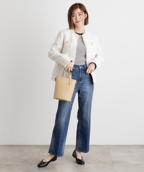 grove（グローブ）の「アシメハンドルバケツ2WAYトート【入卒対応可】（ショルダーバッグ・レディース・グレー/アイボリー/ブラック/マスタード・00）」の15枚目の写真