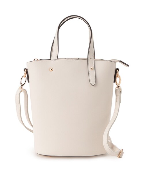 grove（グローブ）の「アシメハンドルバケツ2WAYトート【入卒対応可】（ショルダーバッグ・レディース・グレー/アイボリー/ブラック/マスタード・00）」の19枚目の写真