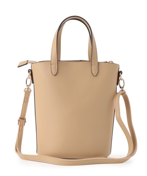 grove（グローブ）の「アシメハンドルバケツ2WAYトート【入卒対応可】（ショルダーバッグ・レディース・グレー/アイボリー/ブラック/マスタード・00）」の14枚目の写真