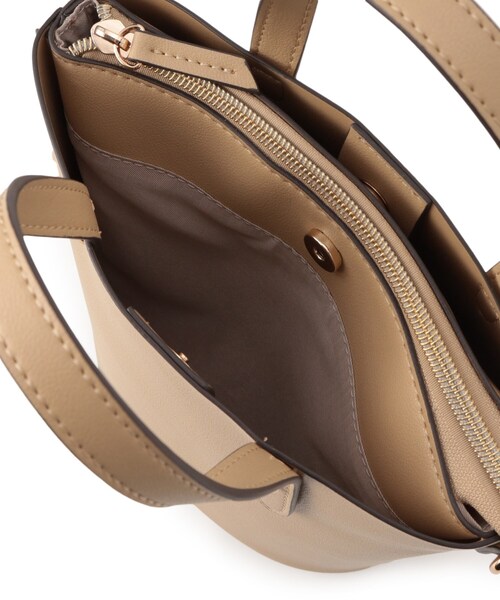 grove（グローブ）の「アシメハンドルバケツ2WAYトート【入卒対応可】（ショルダーバッグ・レディース・グレー/アイボリー/ブラック/マスタード・00）」の17枚目の写真