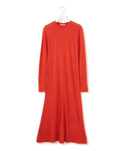 ADAM ET ROPE'(アダムエロペ)の「【公式サイト限定】【AURALEE(オーラリー)】 WOOL AMUNZEN DRESS(ワンピース・レディース・ライトグリーン・1)」の3枚目の写真