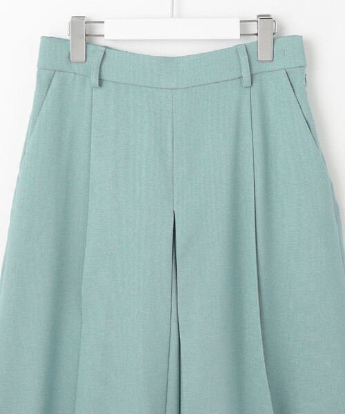 自由区（ジユウク）の「リネンライクシンセティックキュロット パンツ（その他パンツ・レディース・グレー系/サックスブルー系/ライトイエロー系・40/38）」の8枚目の写真