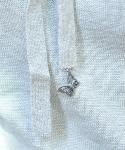 axes femme(アクシーズファム)の「チョーカー風ストラップニット(ニット/セーター・レディース・グレー/ブラック/ダークブラウン・FREE)」の6枚目の写真